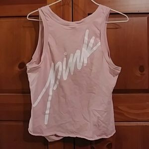 Pink victorias secret Tie-Front tank top